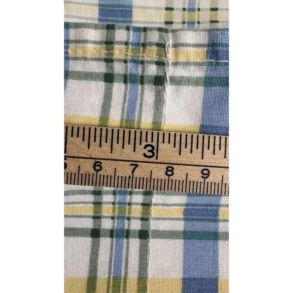 Waverly‎ Window Valances Blue Yellow Plaid 73